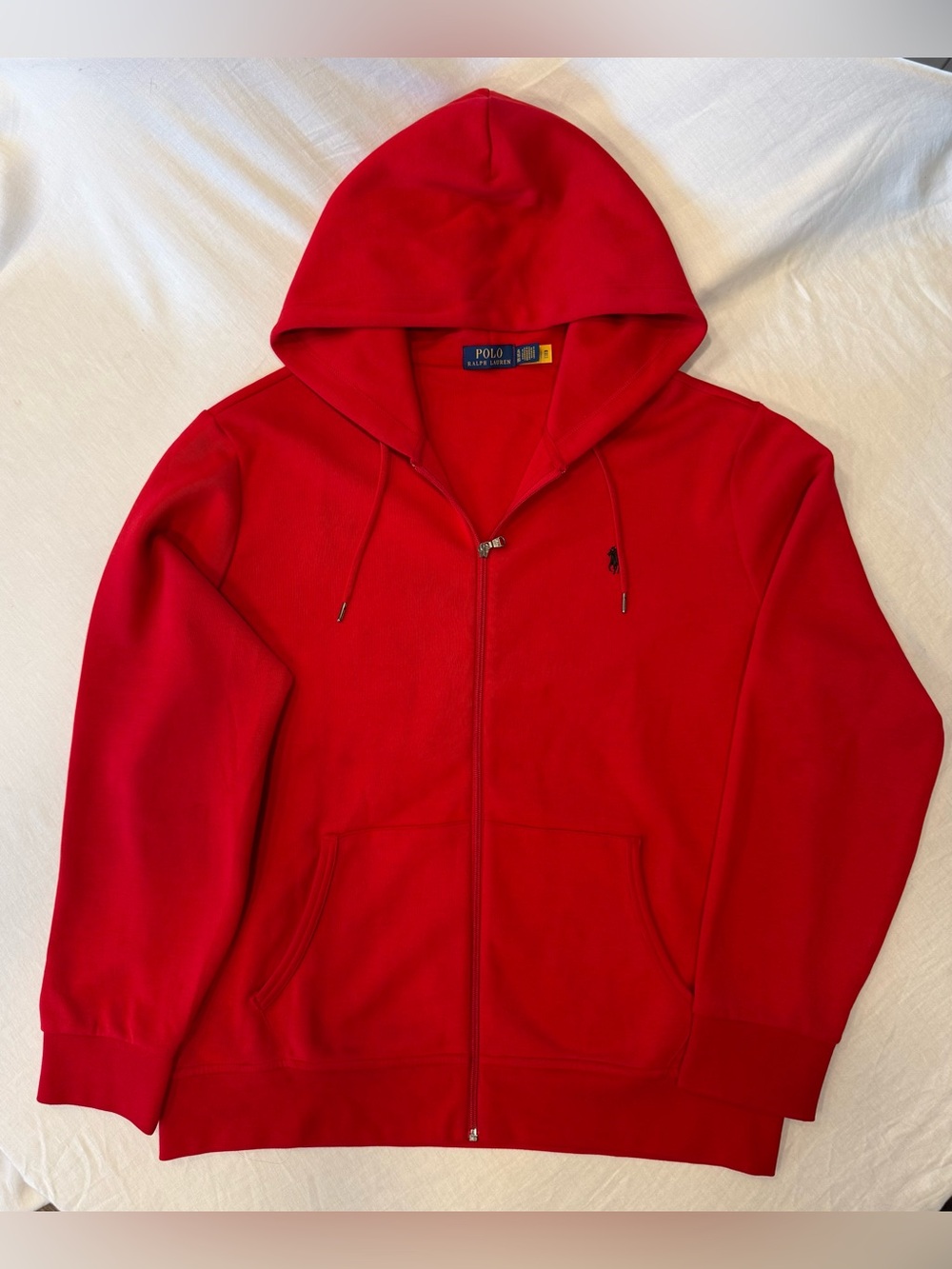 Polo Ralph Lauren Men's Classic Fleece Full-Zip Hoodie RL 2000 Red XL NWOT